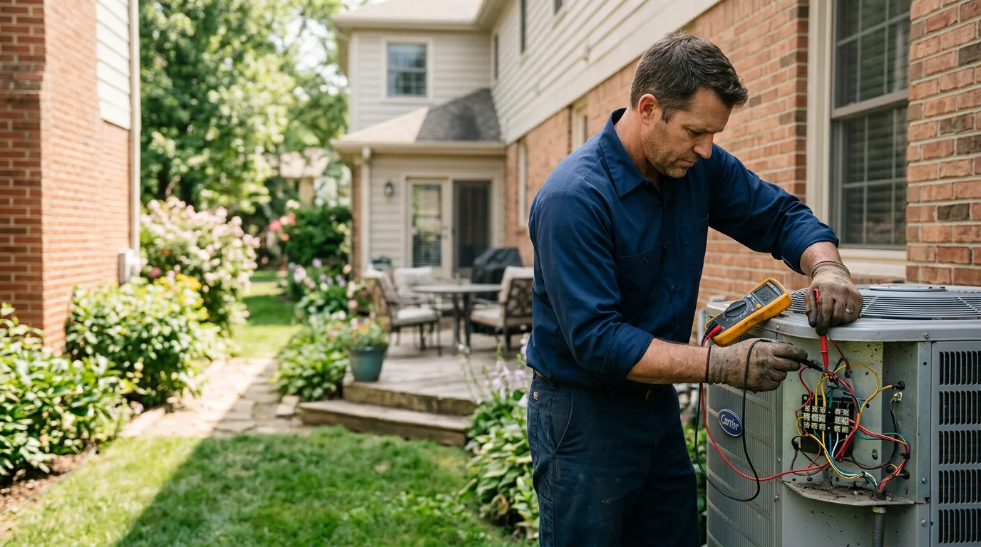 HVAC technician working near Oak Vale, MS